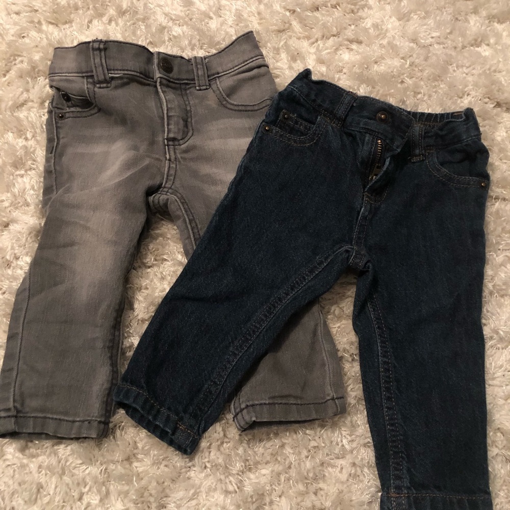 2 pairs infant jeans